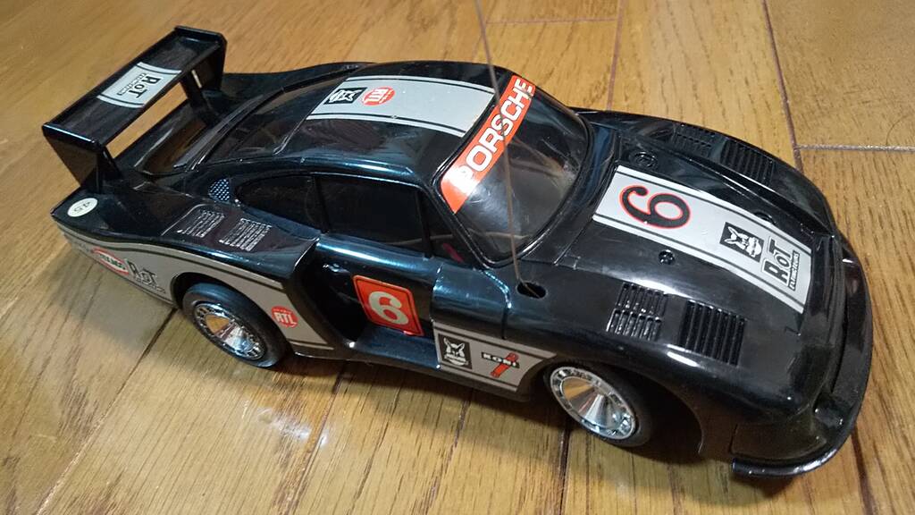 1981年【NIKKO セミデラコン 1/24 ブラック ポルシェ 935/78ターボ