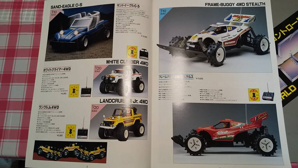 1988年【NIKKO/TAIYO 1988 RCカタログ】当時の定価や機能が丸 1988年【NIKKO/TAIYO 1988 RCカタログ】当時の定価や機能が丸