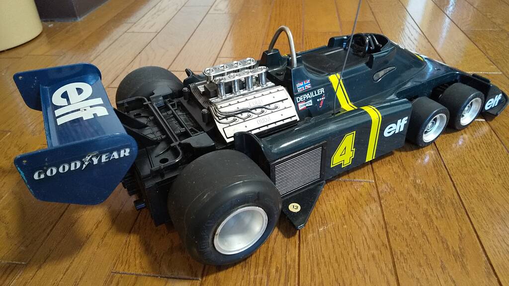 1970年代後半【NIKKO セミデラコン 1/10 タイレルフォード】人気の6輪F