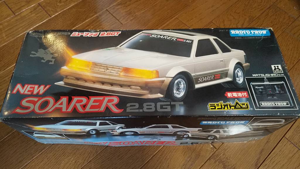 1981年頃【マツシロ 1/20 ラジオトロン TOYOTA ソアラ 2.8GT
