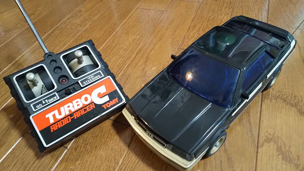⭐︎当時品⭐︎スカイライン 2DOOR COUPE GTS ラデオレーサー 1986年【TOMYラデオレーサー 1/20 スカイライン 2ドアークーペ