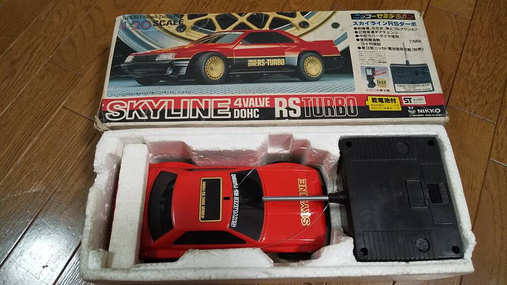 1983 (S58) 年【NIKKO セミデラコン 1/20 スカイラインRSターボ】西部