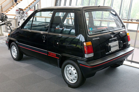 Honda_City_Turbo_rear-left_2015_Honda_Collection_Hall