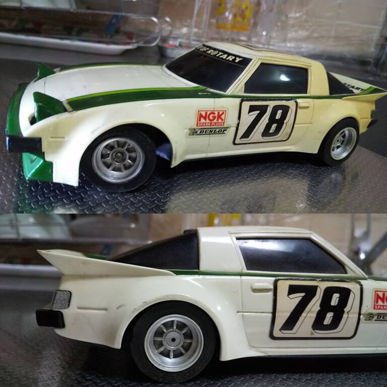 1980年頃【NIKKO セミデラコン 1/20 サバンナ RX-7】ホビラジ化