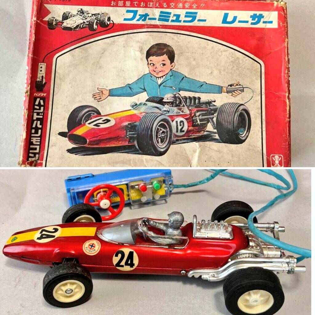 1960年代【Bandai ハンドルリモコン フォーミュラーレーサー】50年以上