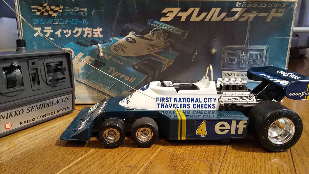ニッコー　タイレルフォード　セミデラコンシリーズ　1/16 昭和　レトロ 1977年頃【NIKKO セミデラコン 1/16 タイレルフォード】6輪