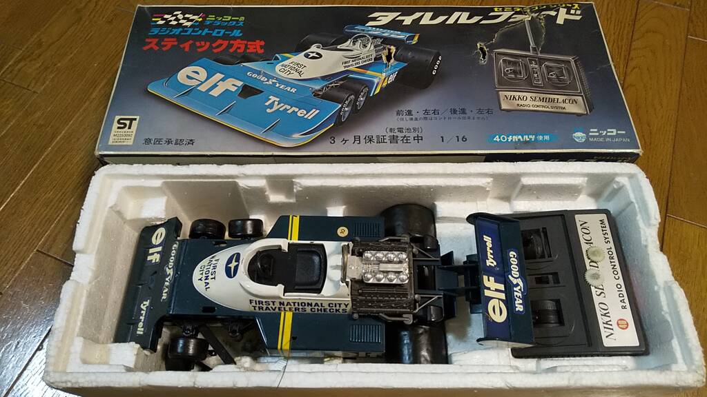 1977年頃【NIKKO セミデラコン 1/16 タイレルフォード】6輪 1977年頃【NIKKO セミデラコン 1/16 タイレルフォード】6輪