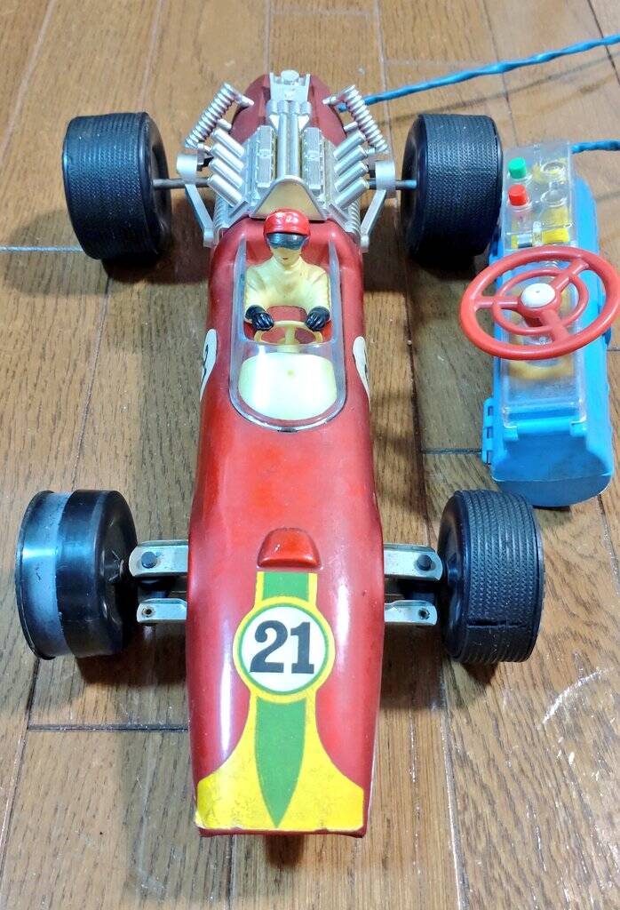 入手困難‼バンダイ ポルシェ917 ハンドルリモコン（ブリキ製） 入手困難‼バンダイ ポルシェ917 ハンドルリモコンボ（ブリキ製