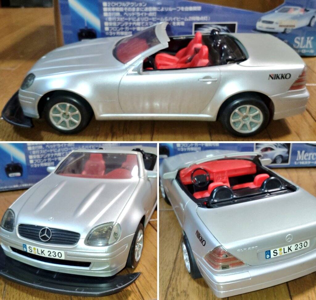 ②【レア！】メルセデス・ベンツ SLK230 1/18 大理石風な箱入り ab454b89-s.jpg