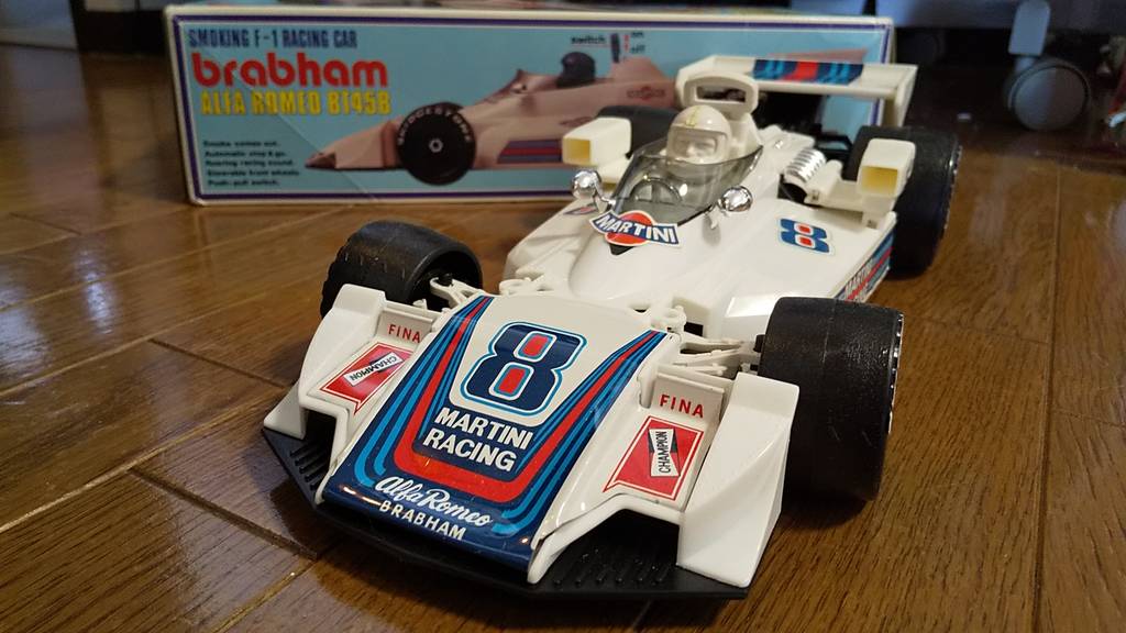 1977年頃【アルプス 1/14 スモーキングF-1レーシングカー ブラバム