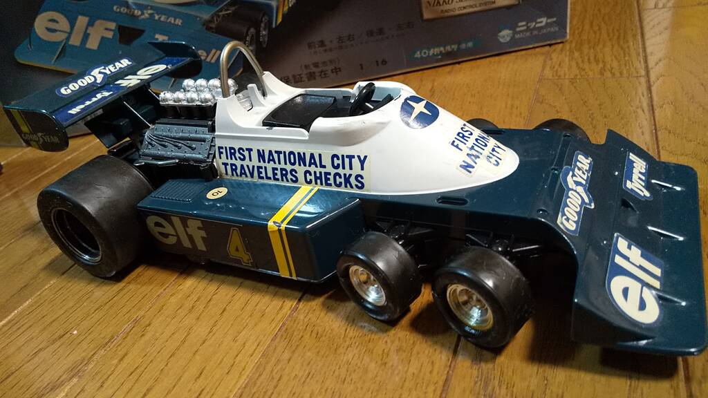 1977年頃【NIKKO セミデラコン 1/16 タイレルフォード】6輪タイレルの