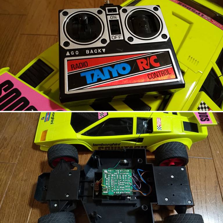 1994年頃【TAIYO 1/12 ランボルギーニ カウンタックLP500S】こちらは