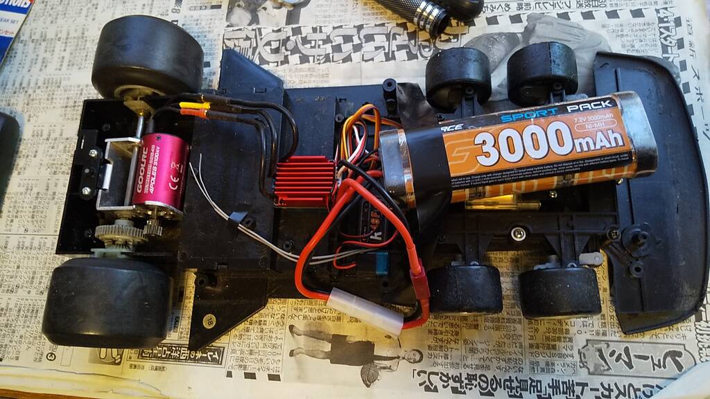 1984年頃【NIKKO 1/10 サンドイーグルC-5】電動ガルウイングが