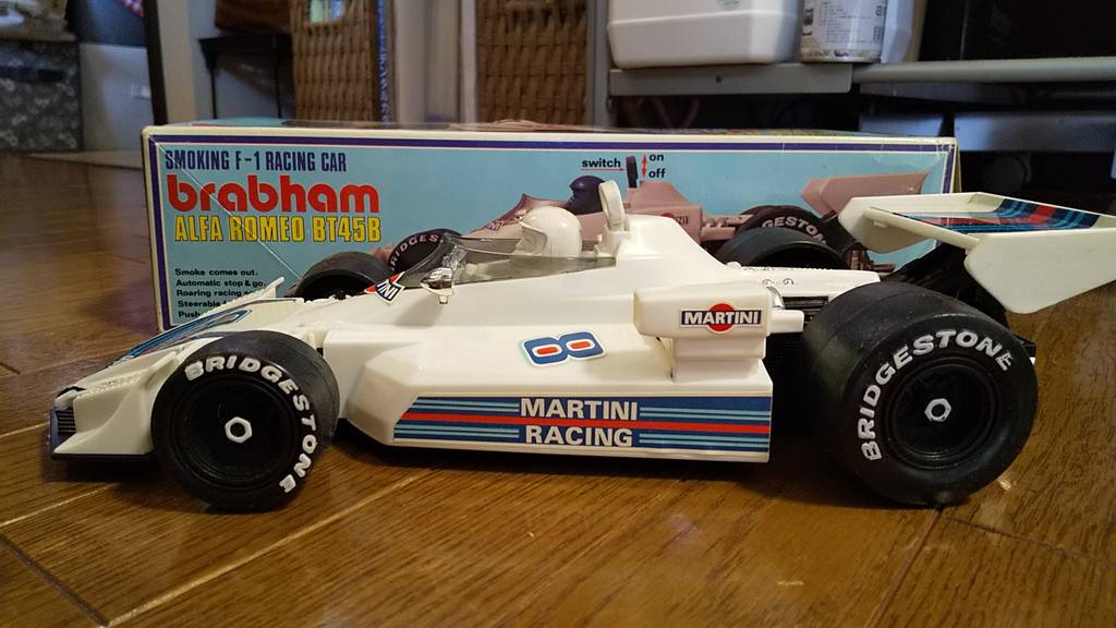 1977年頃【アルプス 1/14 スモーキングF-1レーシングカー ブラバム