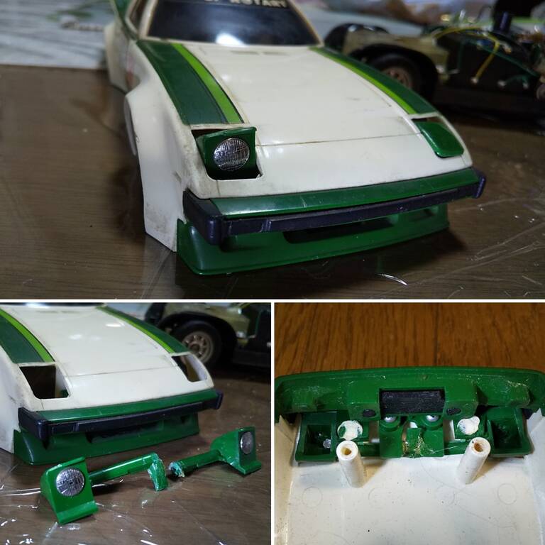 1980年頃【NIKKO セミデラコン 1/20 サバンナ RX-7】ホビラジ化