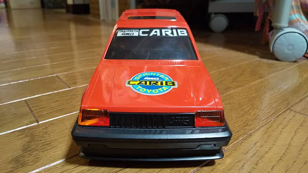 トヨタ　スプリンターカリブ４WD ラジオコントロールカー動作確認済 トヨタ スプリンターカリブ4WD ラジオコントロールカー動作確認