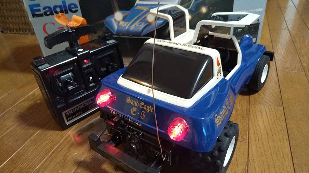 1984年頃【NIKKO 1/10 サンドイーグルC-5】電動ガルウイングが売りの