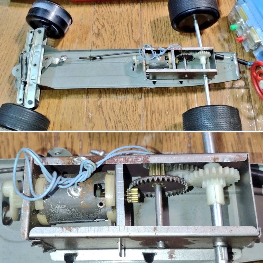 入手困難‼バンダイ ポルシェ917 ハンドルリモコン（ブリキ製） 入手困難‼バンダイ ポルシェ917 ハンドルリモコン（ブリキ製