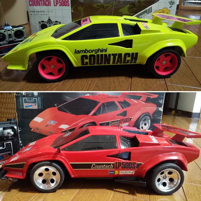 70年代TAIYO ランボルギーニカウンタック　リモコンコード付きラジコン超希少 タイヨーラジオコントロール♡ランボルギーニカウンタック