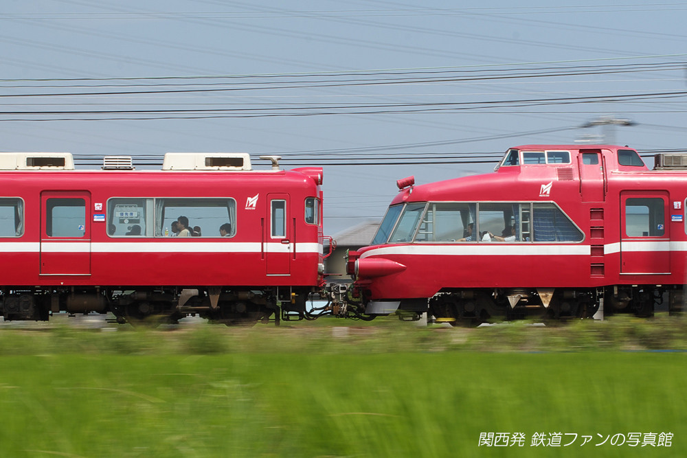 関西発 鉄道ファンの写真館 撮影地ガイド7000系(パノラマカー)+7700系連結部流しコメント