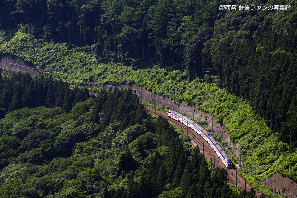赤岩 1 板谷峠俯瞰 30年の時を越えて 関西発 鉄道ファンの写真館 撮影地ガイド