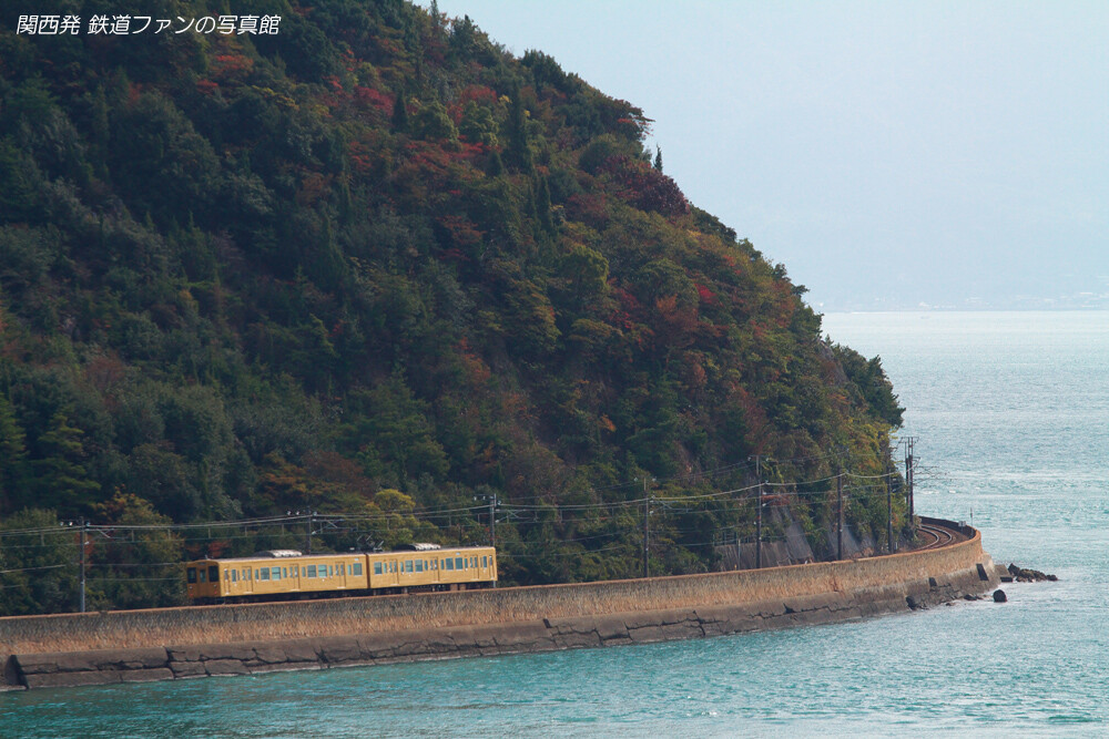 忠海 1 海沿いを行く列車を公園から 関西発 鉄道ファンの写真館 撮影地ガイド