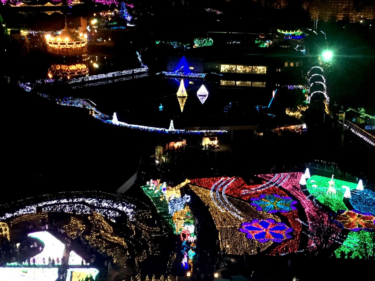 16 クリスマス続き 東武動物公園イルミネーション 兎 及び偏愛