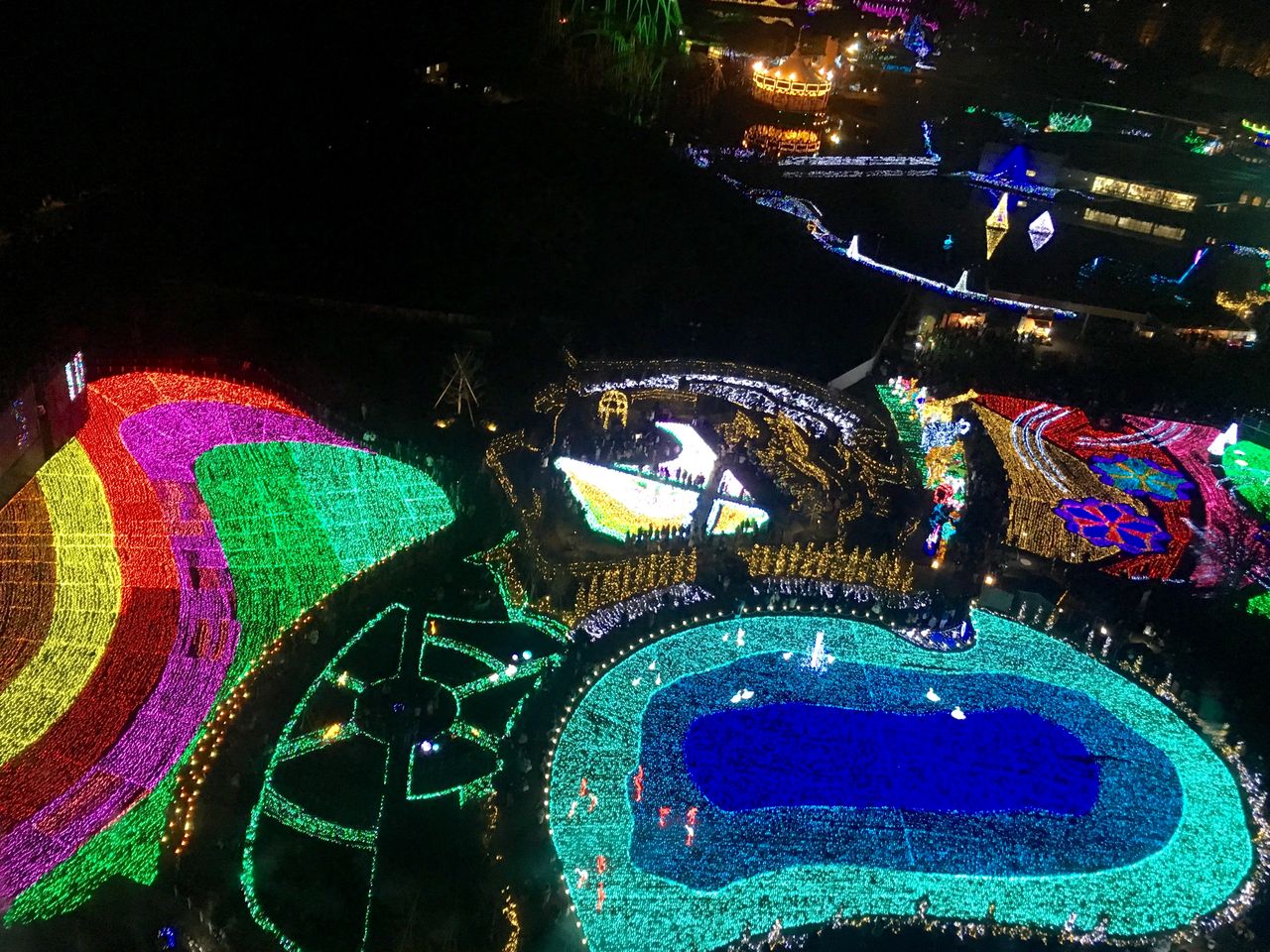 16 クリスマス続き 東武動物公園イルミネーション 兎 及び偏愛