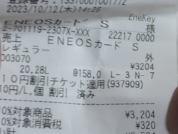 ガソリン1012