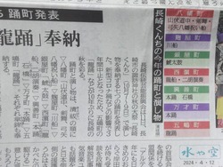 くんち出し物2024