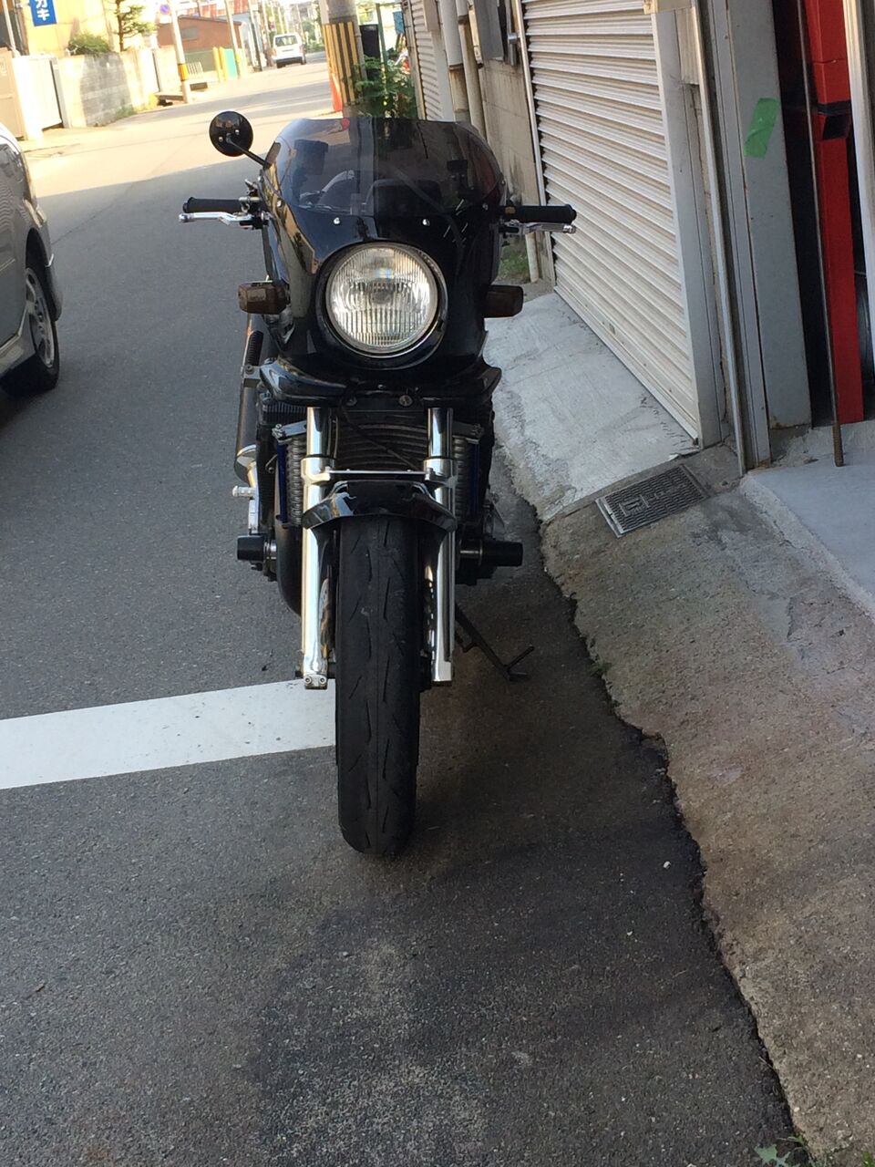 インパルスカウル　アルミステー GSX400Sインパルス クーリータイプビキニカウル クイックファスナー