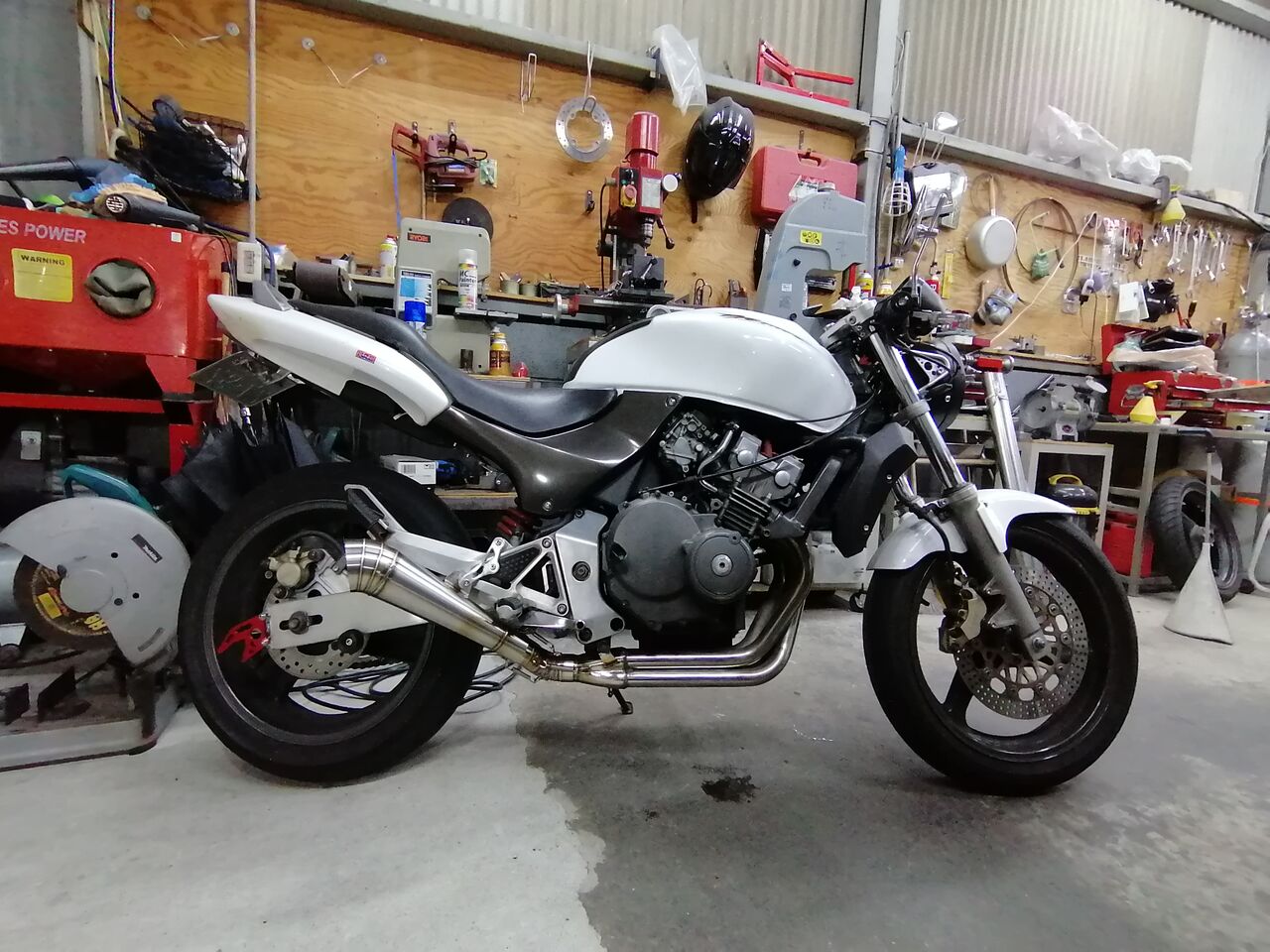 レンズ付セット ホーネット250 ジェイド250 マフラー 定番の綿わた布団 自動車 オートバイ Rspg Spectrum Eu