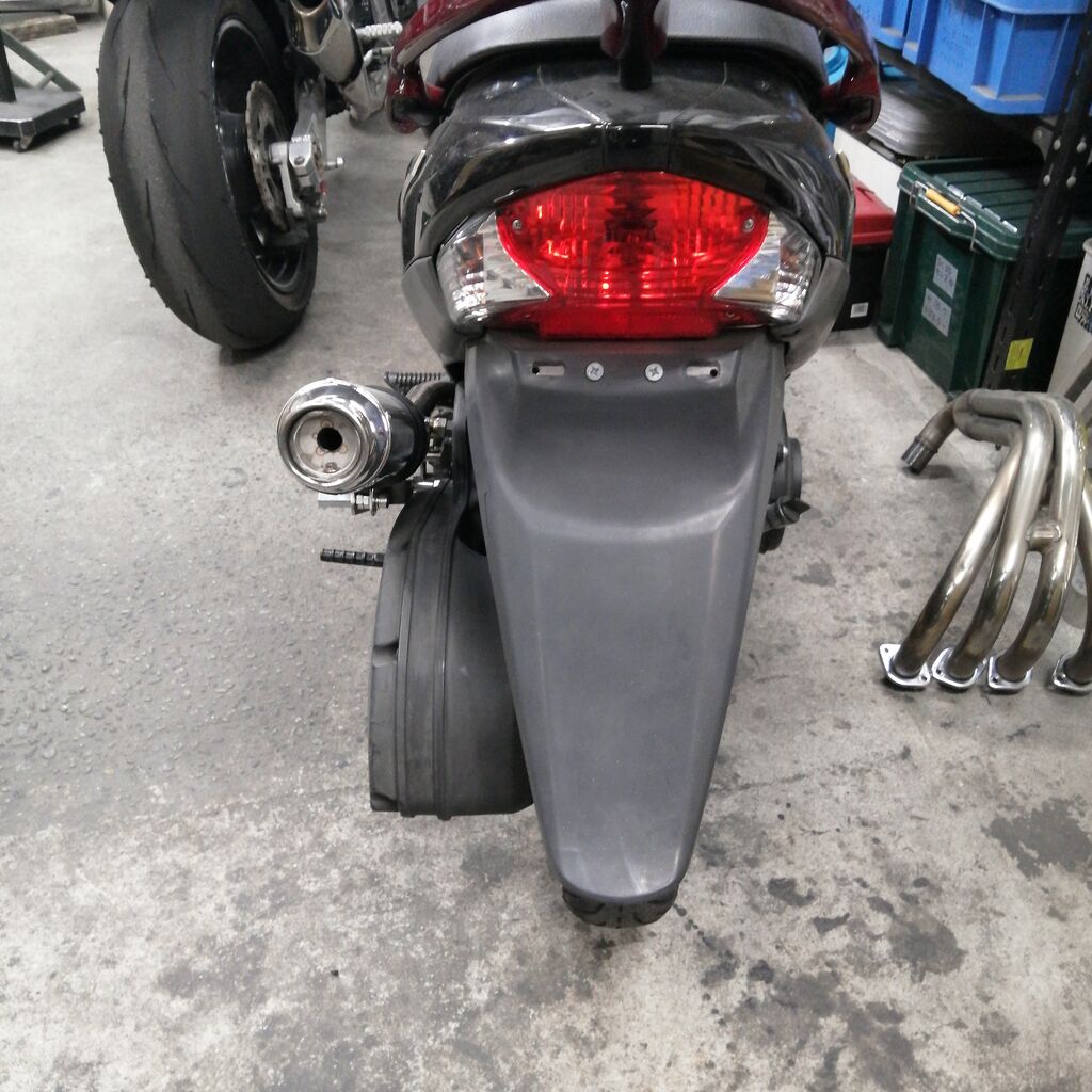 アドレスv125g マフラー　ワンオフマフラー V125G 左出しマフラー ③ アドレス V125 左だしマフラー