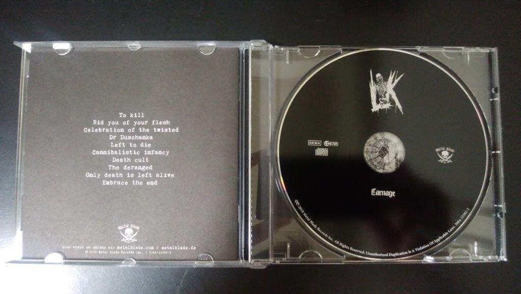 LIK / Carnage : メタル好きがメタルのCDについて書くメタルのブログ
