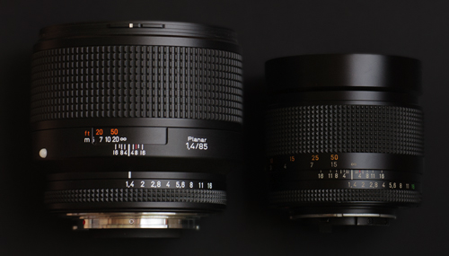 CONTAX N Planar 85mm F1.4 #1 外観、機構などなど : ZEISS CONTAX N Planar 85mm F1.4 #1 外観、機構などなど : ZEISS