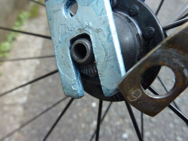 ホイール ハブ軸幅 自転車 140mm ママチャリ