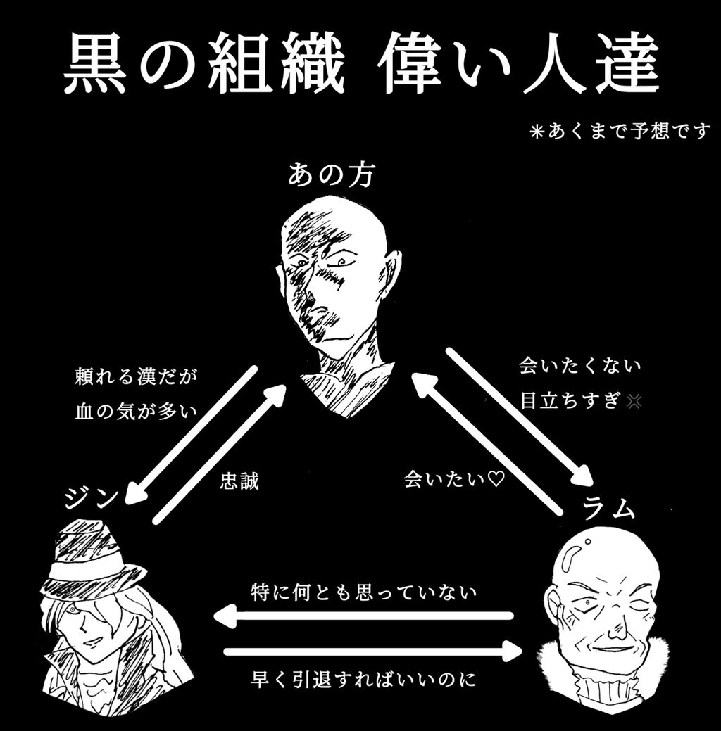 黒の組織 : 影の密書~名探偵コナン等のアニメ考察~