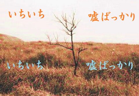 いちいち嘘ばっかり