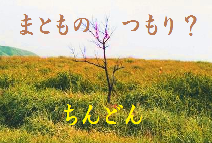 まとものつもり?ちんどん