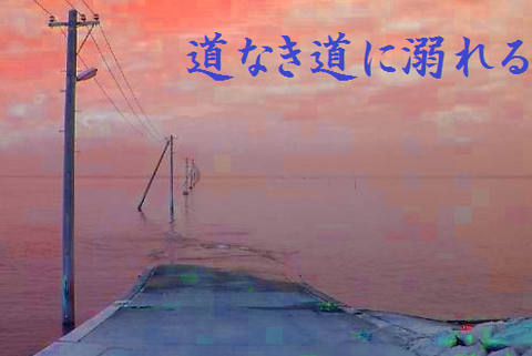 道なき道に溺れる