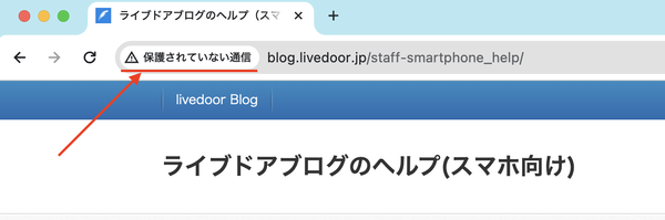 保護されていない通信