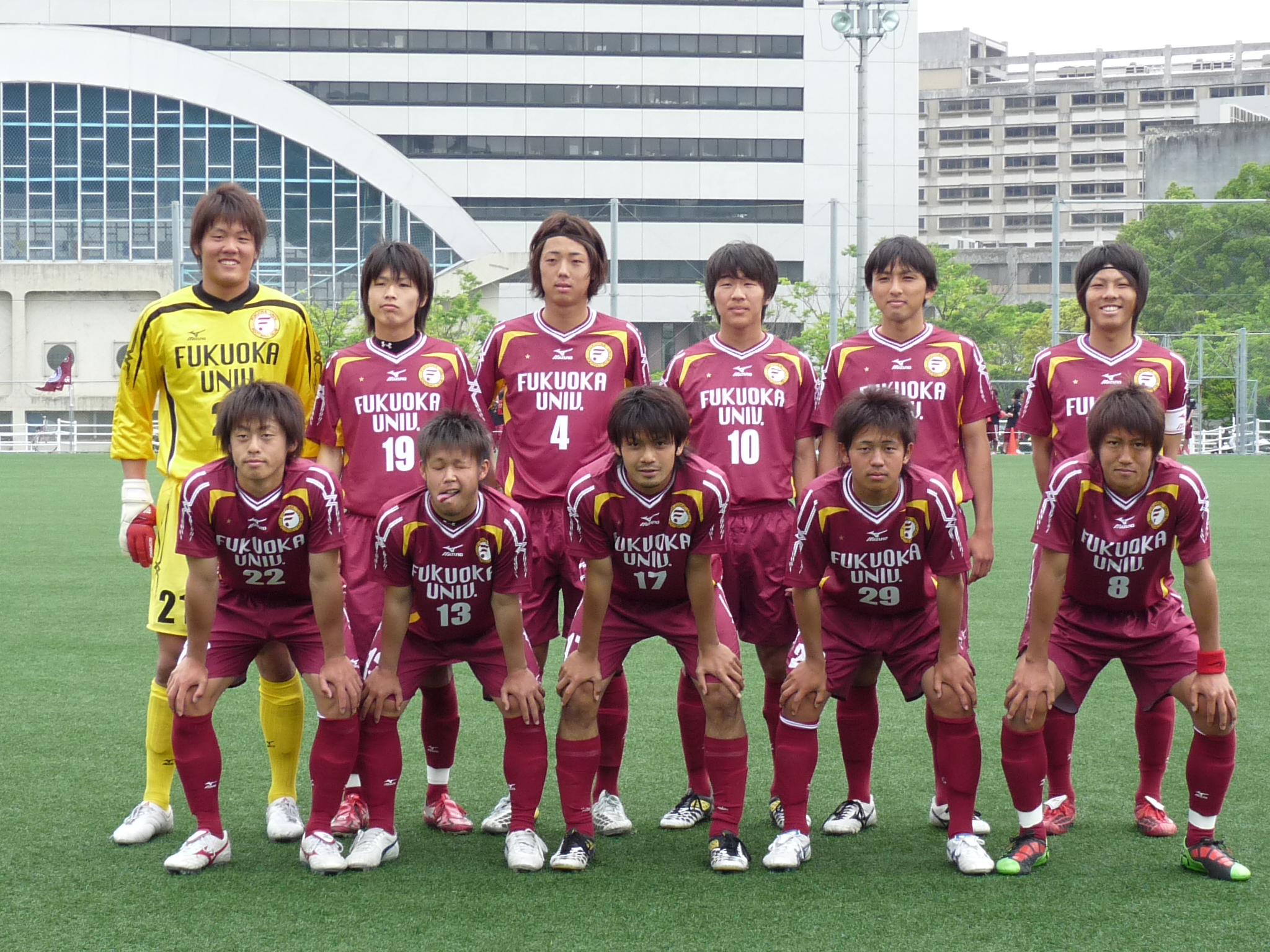 九州大学サッカーリーグ 第6節 福岡大学サッカー部 スタッフ部屋