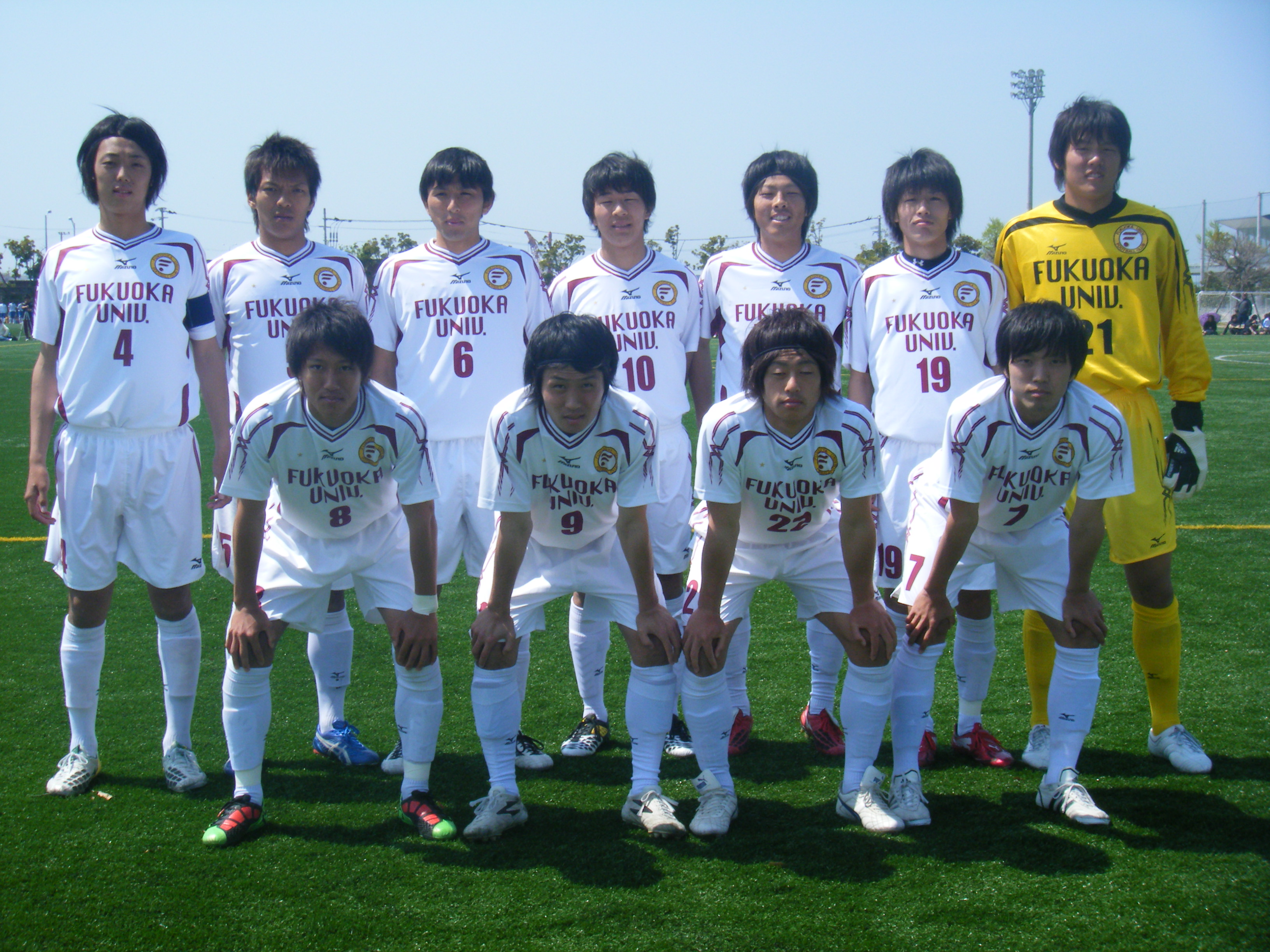 九州大学サッカーリーグ前期 第３節 福岡大学サッカー部 スタッフ部屋