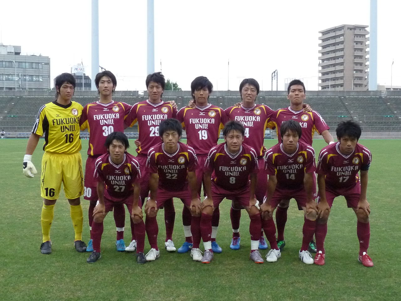 総理大臣杯全日本大学サッカー選手権大会 福岡大学サッカー部 スタッフ部屋