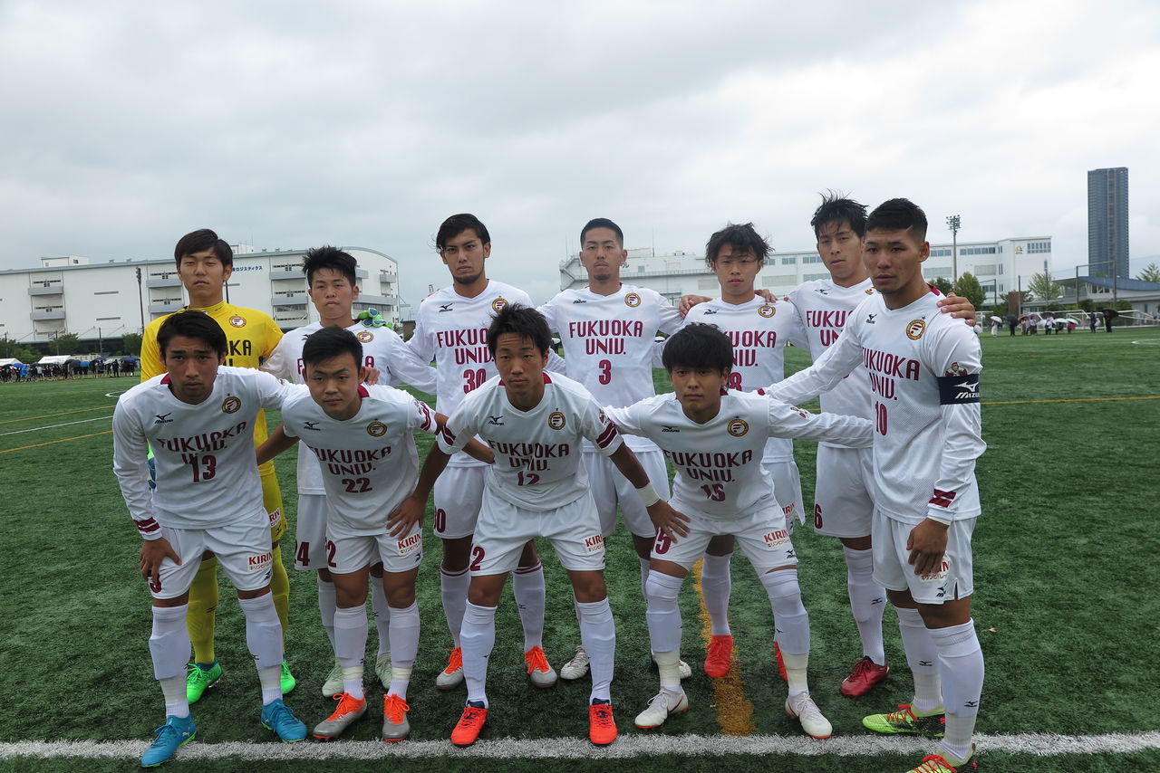 九州大学サッカーリーグ後期第3節vs日本経済大学 福岡大学サッカー部 スタッフ部屋 九州大学サッカーリーグ後期第3節vs日本経済大学 福岡大学サッカー部 スタッフ部屋