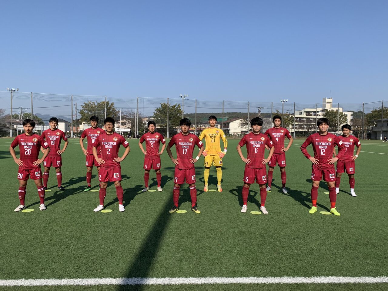 九州大学サッカーリーグ第6節vs東海大学熊本 福岡大学サッカー部 スタッフ部屋 九州大学サッカーリーグ第6節vs東海大学熊本 福岡大学サッカー部 スタッフ部屋
