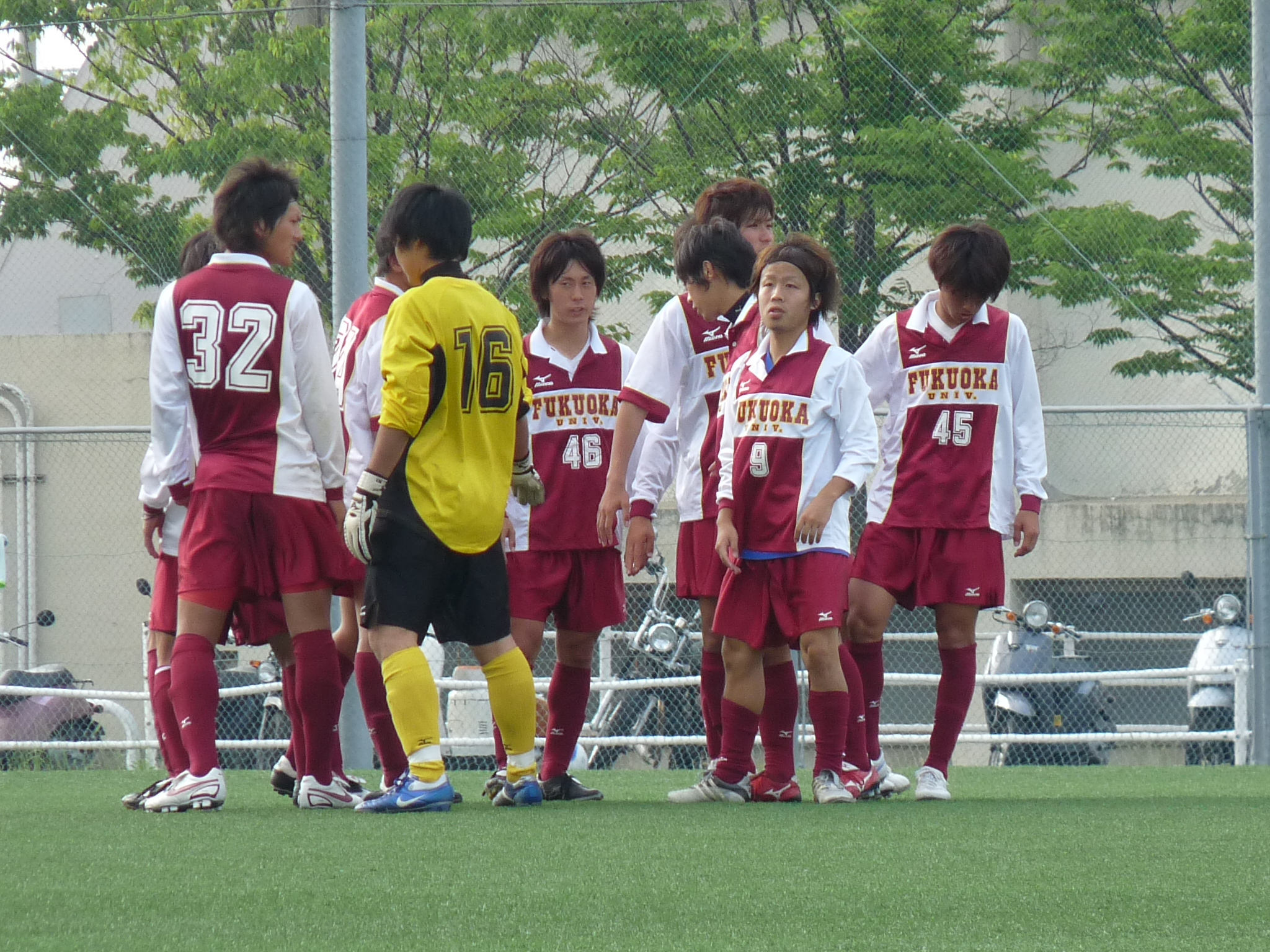 ５月２４日 サテライトリーグ 福岡大学サッカー部 スタッフ部屋