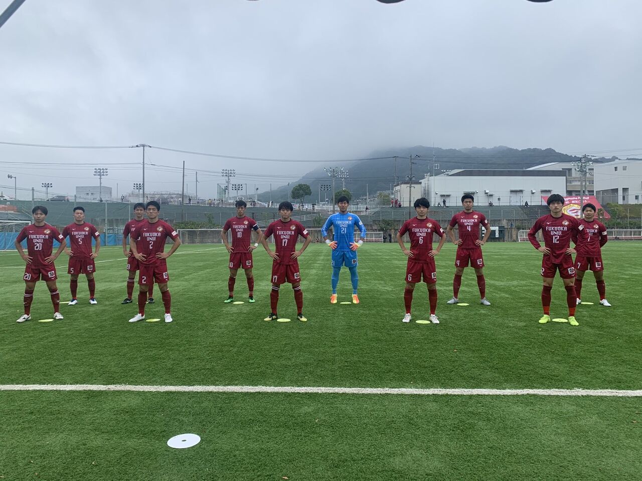 九州大学サッカーリーグ第7節vs日本経済大学 福岡大学サッカー部 スタッフ部屋