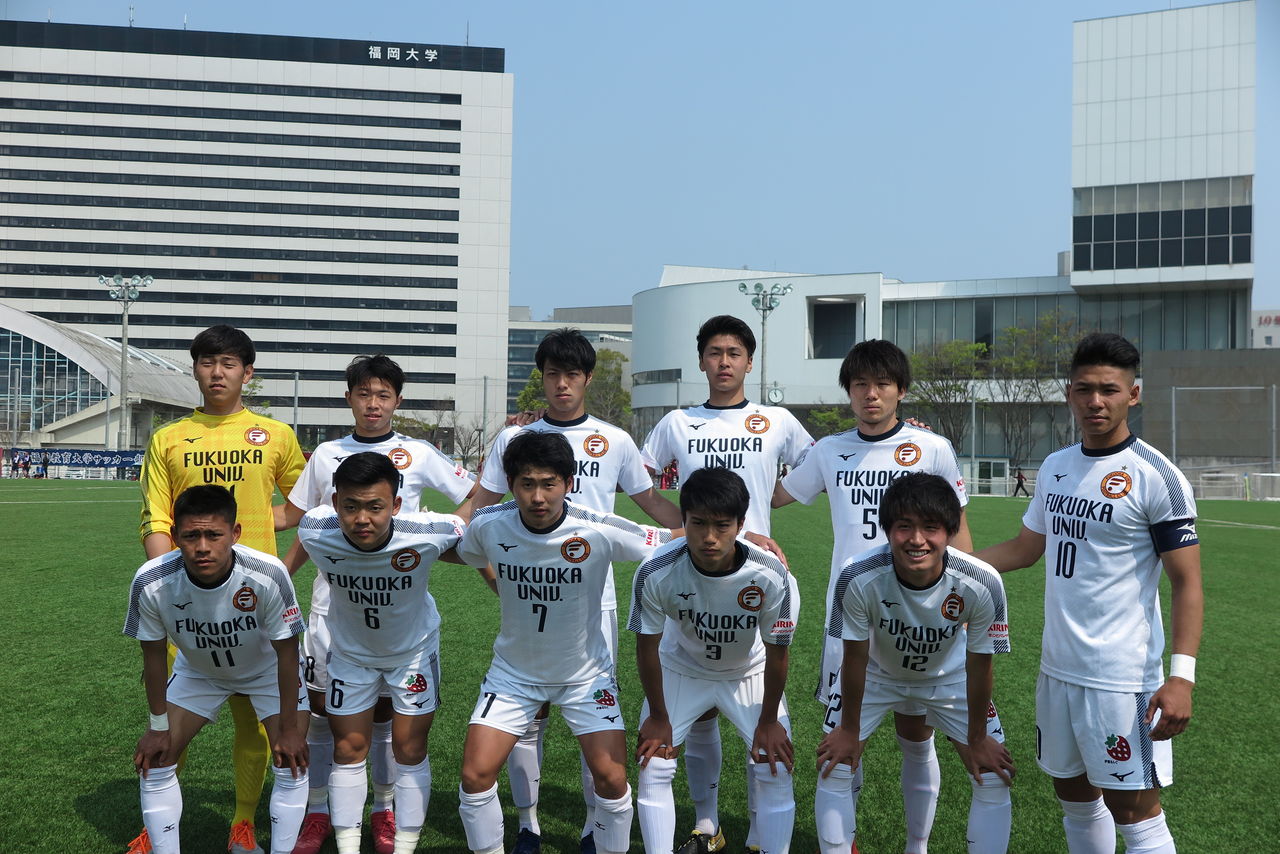 九州大学サッカーリーグ前期第2節vs福岡教育大学 福岡大学サッカー部 スタッフ部屋 九州大学サッカーリーグ前期第2節vs福岡教育大学 福岡大学サッカー部 スタッフ部屋