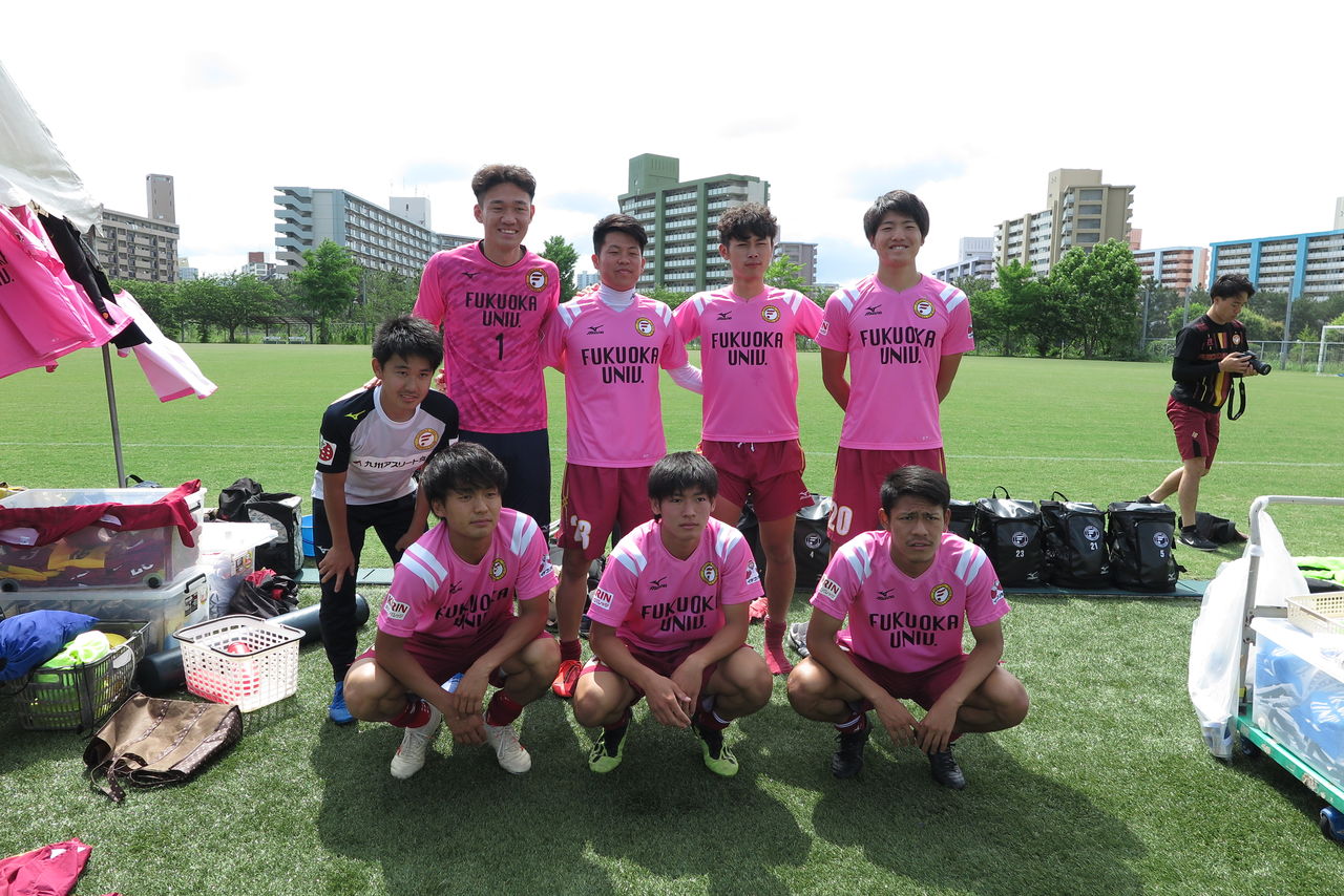 九州大学サッカートーナメント大会準決勝vs日本文理大学 福岡大学サッカー部 スタッフ部屋